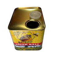 Süzme Bal Tenekesi (Desenli) - 2 Kg