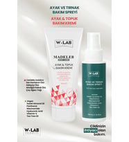 W-Lab Kozmetik Ayak Topuk Bakım Kremi 100 ML ve W-Lab Kozmetik Ayak Tırnak Bakım Spreyi 100 Ml
