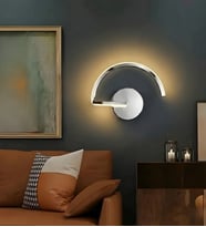 Argus Yarım Daire Led Duvar Aplik 3253-W13-2F-ZZ (Krom)