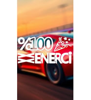 Yüzde Yüz Enerji 20x10 Jdm Yazı Araba-motosiklet Cam Etiket Sticker Beyaz Renk