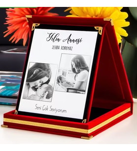 Kişiye Özel Plaket, Anneler Günü Plaketi, Fotoğraflı Plaket