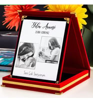 Kişiye Özel Plaket, Anneler Günü Plaketi, Fotoğraflı Plaket