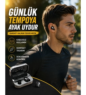 Led Ekranlı – Gürültü Önleyici Mikrofon Dokunmatik Özellikli