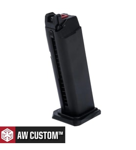 AW Custom VX7000 Serisi GBB Airsoft Tabancalar için 25 BB Yedek Şarjör - Siyah