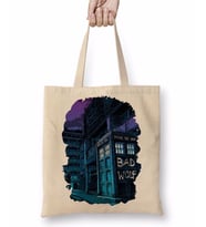Tardis Bad Wolf Doctor Who Bez Çanta Uzun Saplı