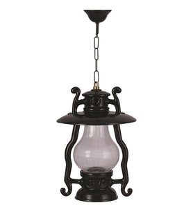 AVONNI BFE-68047-BSY-OP Siyah Boyalı Dış Mekan Aydınlatma E27 Aluminyum Akrilik Cam 30cm