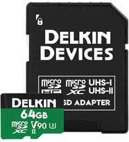 Devices 32 GB Power microSDHC UHS-II (U3/V90). 64GB
