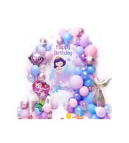 Çıtıpıtıstore Deniz Kızı Lüks Doğum Günü Balon Seti