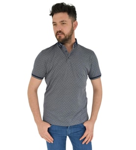 Erkek Polo Yaka Tişört R4160 BGL-ST02776 (Lacivert)
