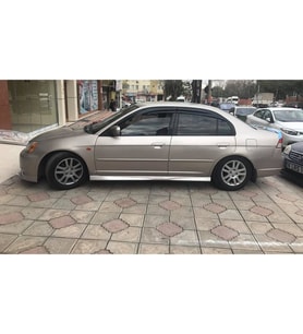 Honda Civic Vtec 2 Yan Marşpiyel Seti 2001 2002 2003 2004 2005 2006 Mat Siyah Plastik 2 Adet