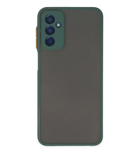 Newface Samsung Galaxy M13 Kılıf Montreal Silikon Kapak - Yeşil