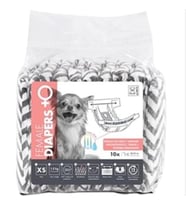 M-PETS Dıapers Dişi Köpekler İçin Külot (Xs) 10Lu (Bel Çevresi 26-34 cm)