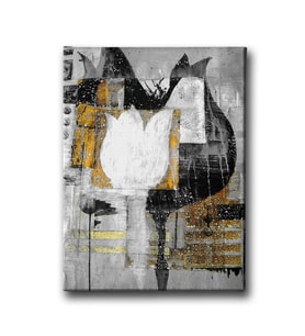 İç İçe Laleli  Canvas Tablo KJD101