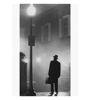 Exorcist Streetlight Scene Tablo Ahşap Poster Dekoratif