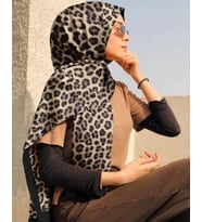Soft Natural Pamuk Şal-70 X 190 -06098 (Siyah)