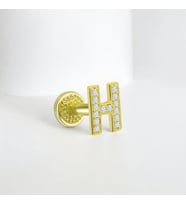 Glorria Altın H Harfi Tragus Piercing
