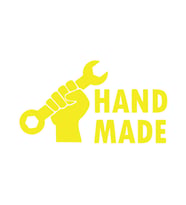 Hand Made Anahtar El Yapımı Sticker17x17 Cm Sarı
