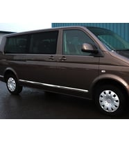 VW T5 Caravelle Krom Yan Kapı Çıtası 7 Prç. (U.Ş.) 2010 Üzeri