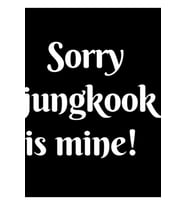 Üzgünüm Jungkook Benim! Tablo Ahşap Poster Dekoratif Kod1994