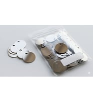 50 adet 20 mm (2 cm) platin renk pleksi Çanta, Supla, Patik Pulu