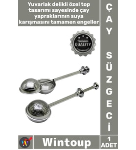 #Süzgeç Kaliteli Hijyenik Dayanıklı Uzun Ömürlü Mutfak Gereci Paslanmaz Çelik Pratik Şık Çay Süzgeci