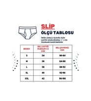 Erkek Açık Mavi Yanları Açık Geniş Lastikli Slip Külot (Turuncu)