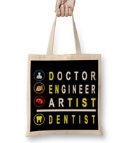Doctor Engineer Artist Dentist 025 Bez Çanta Uzun Saplı