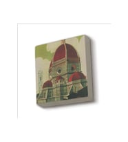 İtalya Görseli Baskılı Taş Magnet 5X5
