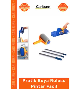 #Badana Profesyonel Damlatmaz Hazneli Kolay Duvar Boyama Seti Pratik Boya Rulosu Pintar Facil