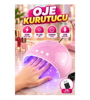45W UV LED Oje Kurutucu – 15 LED Işık, Zaman Ayarı ve USB Bağlantı