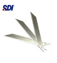 SDI 1361 Çelik Maket Bıçağı Falçata Ucu Yedeği 9mm 30 Derece Küçük 10'lu