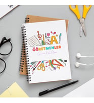 Öğretmenler Günü Tasarımlı Defter