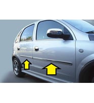CORSA C YAN KAPI CITASI KROM 2000 2001 2002 2003 2004 2005 2006 2007