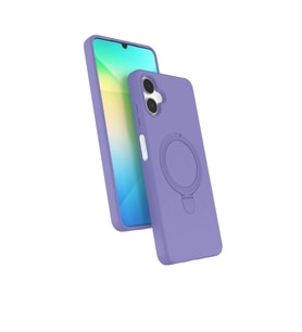 Samsung Galaxy A06 Regal Magsafe Standlı Kapak - Lila