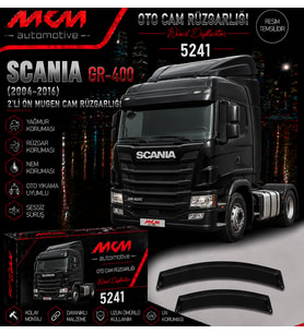 Scania GR-400 (2004-2016) 2'li Ön Mugen Cam Rüzgarlığı