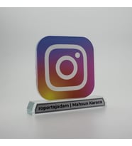 İnstagram Logo Plaket