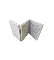Katlanır Yer Yatağı Sünger Yatak Gri Yıldız 80x180 Cm-6 Cm Tek Kişilik