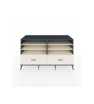Kronos Konsol 6 Raflı 2 Çekmeceli  176x59x99 Antrasit-Aytaşı
