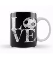 s Soccer Love Football Kupa Bardak Porselen