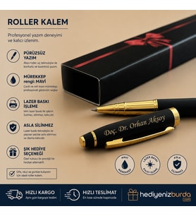 İsme Özel Kutulu Metal Roller Kalem