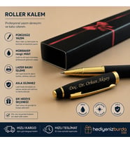İsme Özel Kutulu Metal Roller Kalem