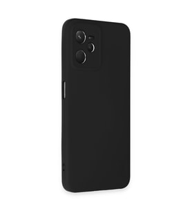 Realme C35 Kılıf Nano İçi Kadife  - Siyah