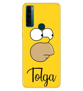 TCL 10L 10 L7 303 20E 20 30 SE Plus Kılıf İsim Yazılı Kişiye Özel Model-19 (Çok Renkli)
