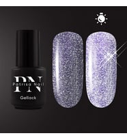 Işığı yansıtan Kalıcı oje Lilac Flash (Lila) 3,5ml