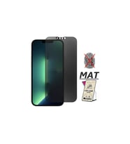 Apple iPhone 13 Mat Seramik Cam Nano Esnek Kırılmaz Full Tam Kaplayan Ekran Koruyucu