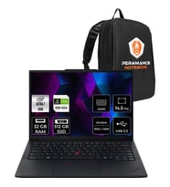 Lenovo Thinkpad P14S Gen 5 Core Ultra 7 155H İş İstasyonu 32GB RAM 512GB SSD 14.5" FHD+ FreeDOS + Per4 USB 21G2004TTXP320