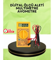 Profesyonel Dijital Multimetre Volt Amper Direnç Ölçümü