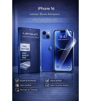 Lensun iPhone 16 Ultra Şeffaf Esnek Ekran Koruyucu Film