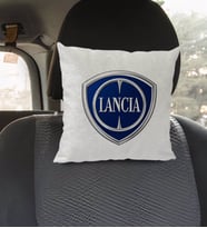BK Gift Lancia Tasarımlı Kare Araç Koltuk Yastığı-1