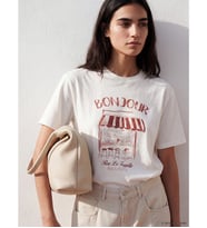 LCW Vision Beyaz Oversize %100 Pamuklu Kadın Tişört